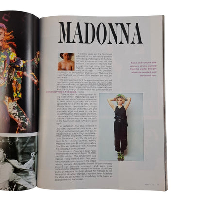AUSTRALIAN PENTHOUSE Magazine October 1987 Madonna / Gaelle James