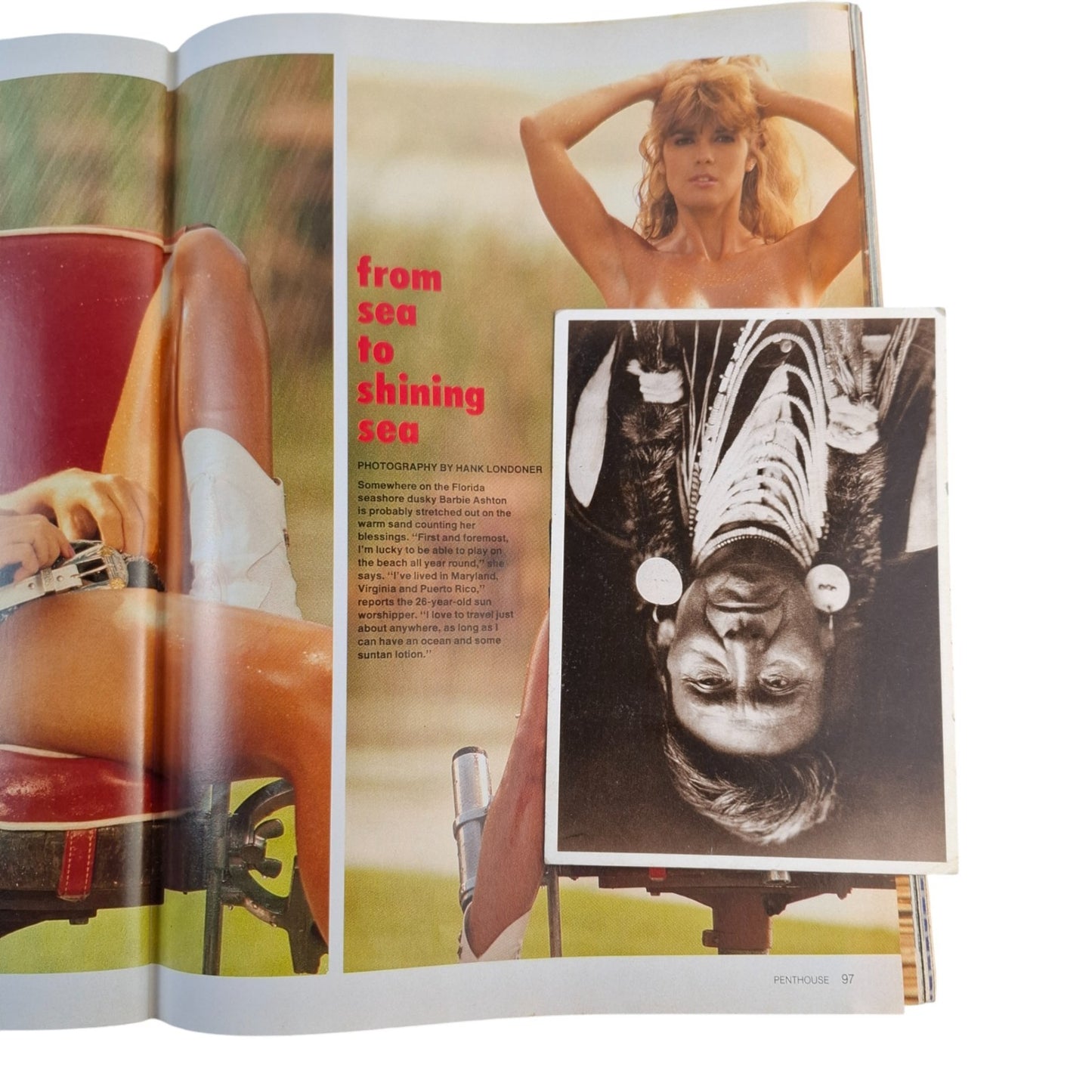 Australian Penthouse Magazine - Black Edition February 1991 Goldie Stevens