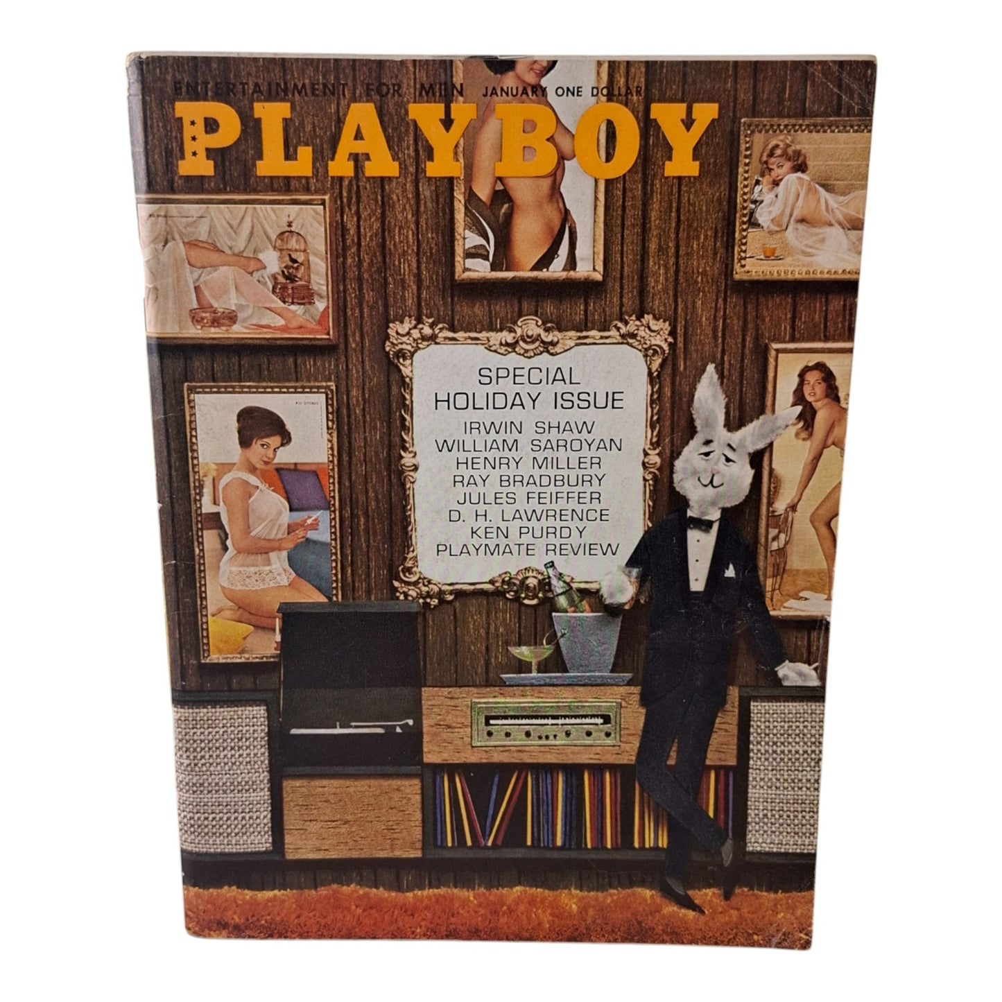 PLAYBOY MAGAZINE January 1962 Merle Pertile