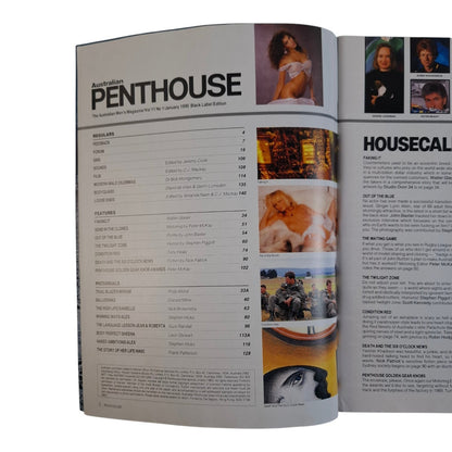 Australian Penthouse Magazine January 1990 Danielle Richards / Miriam Hendriks