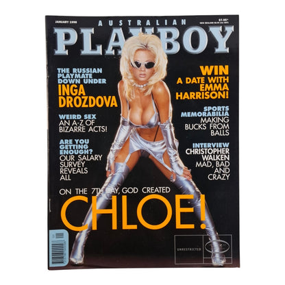 Australian Playboy Magazine January 1998 Chloe Jones / Inga Drozdova