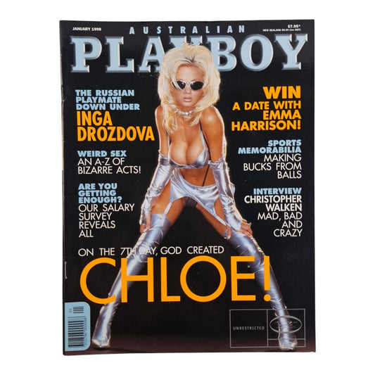 Australian Playboy Magazine January 1998 Chloe Jones / Inga Drozdova