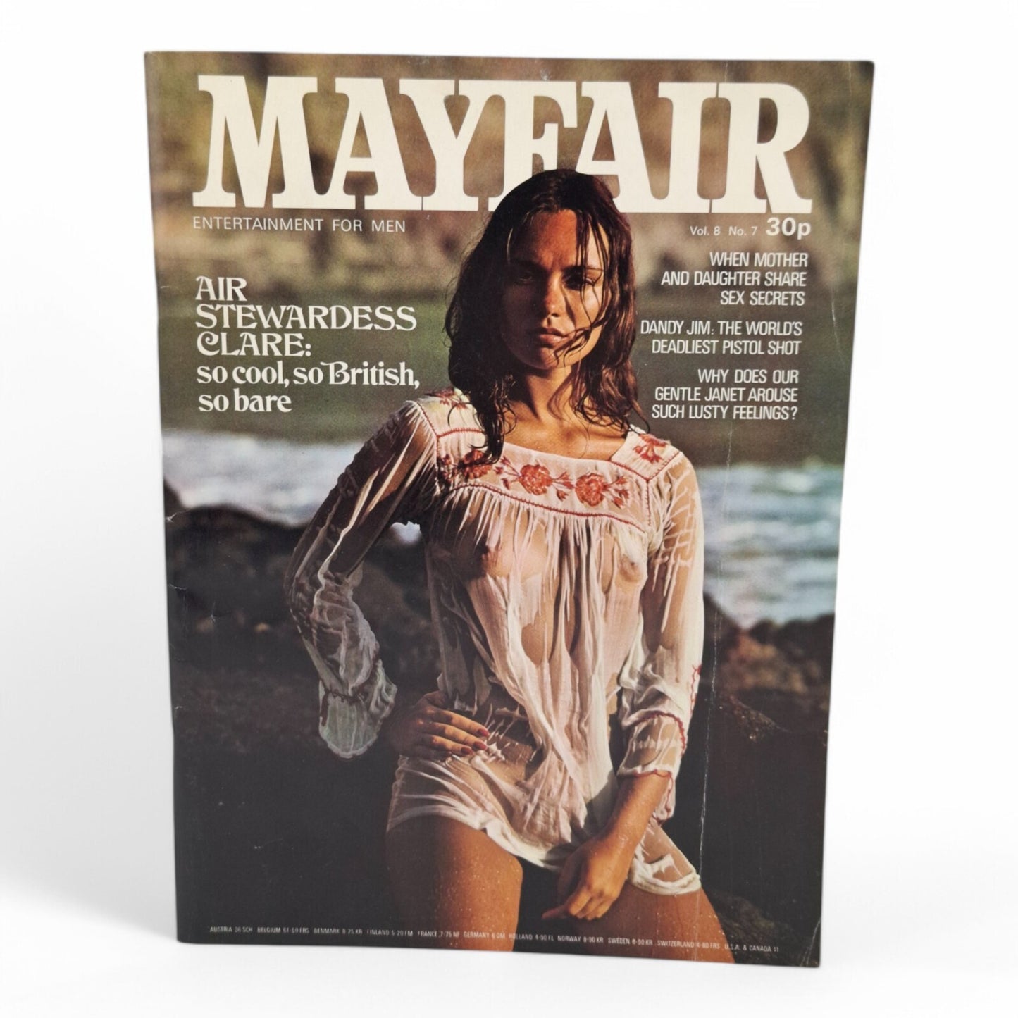 Mayfair Magazine Vol. 8 No. 7 July 1973 U.K Playboy