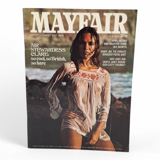 Mayfair Magazine Vol. 8 No. 7 July 1973 U.K Playboy
