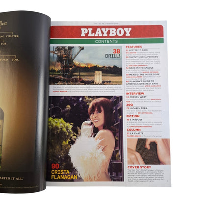 Playboy Magazine August 2010 Crista Flanagan / Francesca Frigo