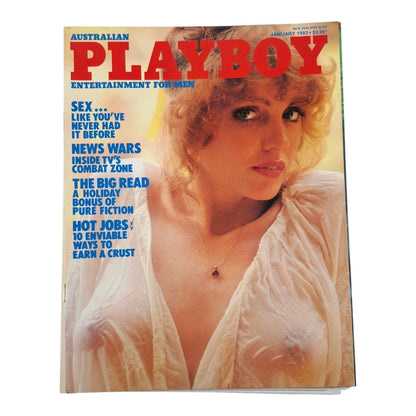 Australian Playboy Magazine January 1983 Denise Newey / Charlotte Kemp