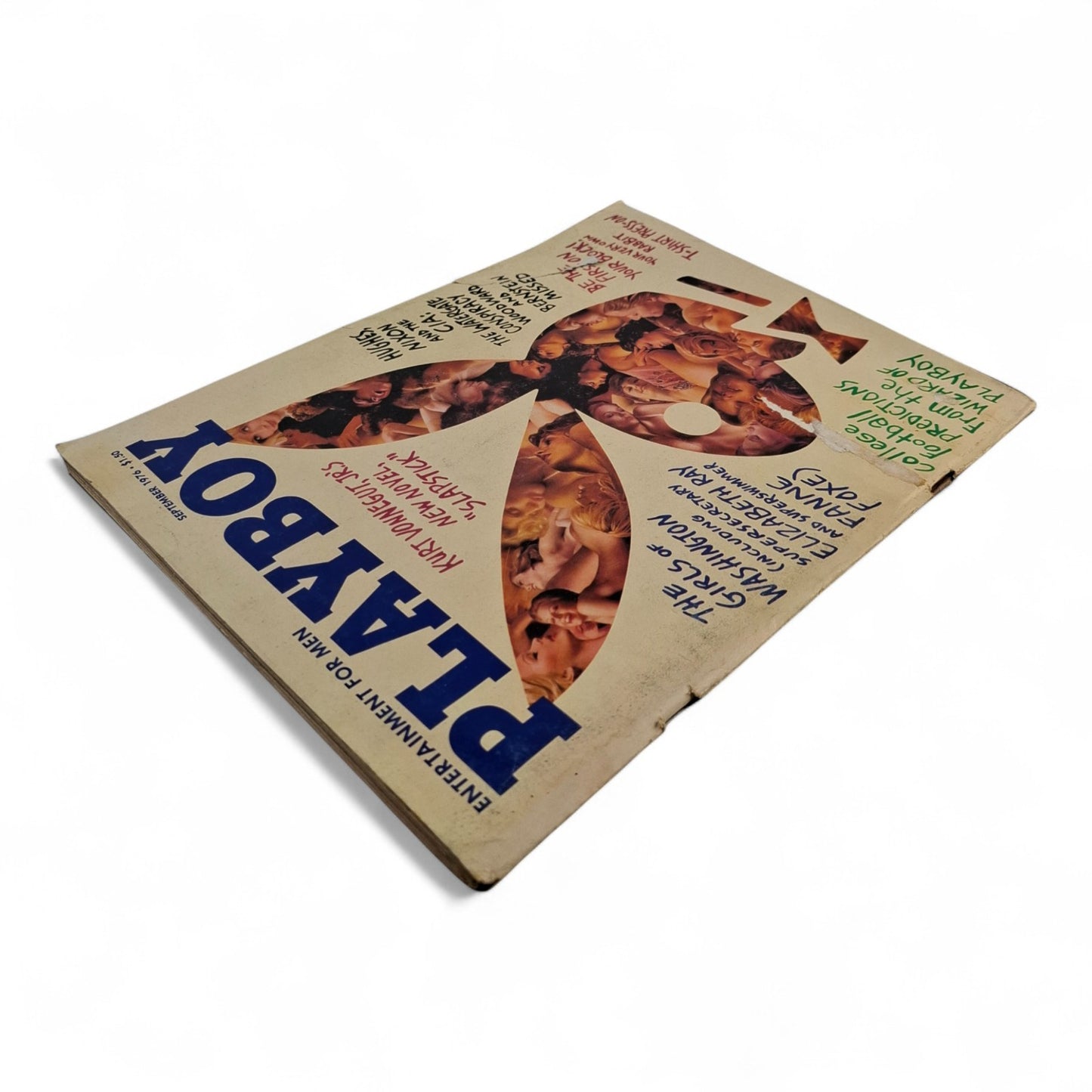 PLAYBOY Magazine US September 1976 - Whitney Kaine centrefold David Bowie