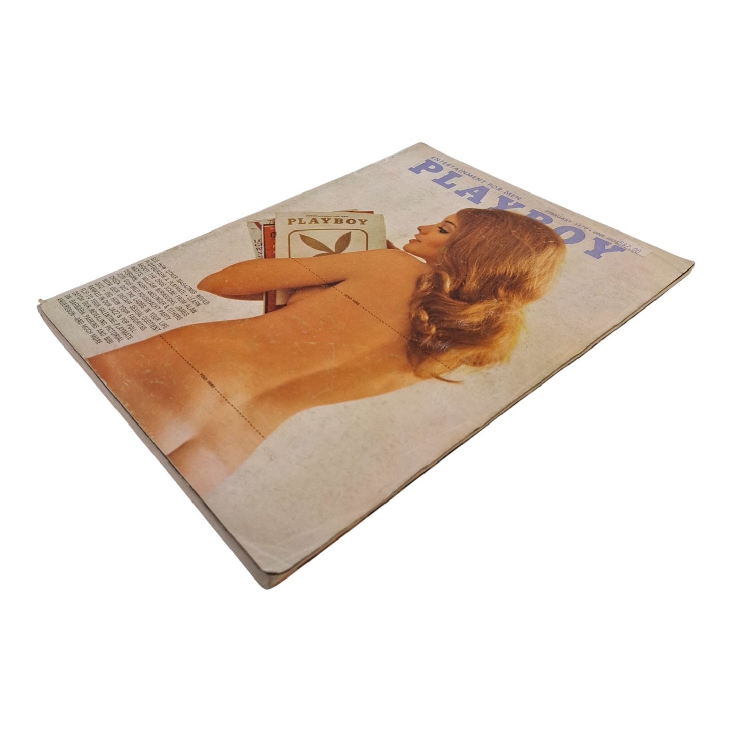 PLAYBOY Magazine February 1970  Norma Bauer / Linda Forsythe