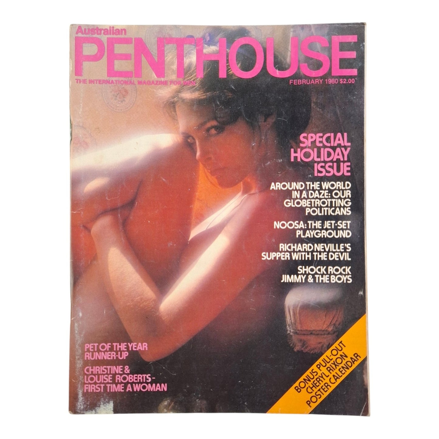 Australian PENTHOUSE Magazine  February 1980 Lyn Barron  / Debora Zullo