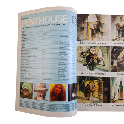 Australian Penthouse Magazine February 1982 Helen Brown / Ann-Marie Woodrow