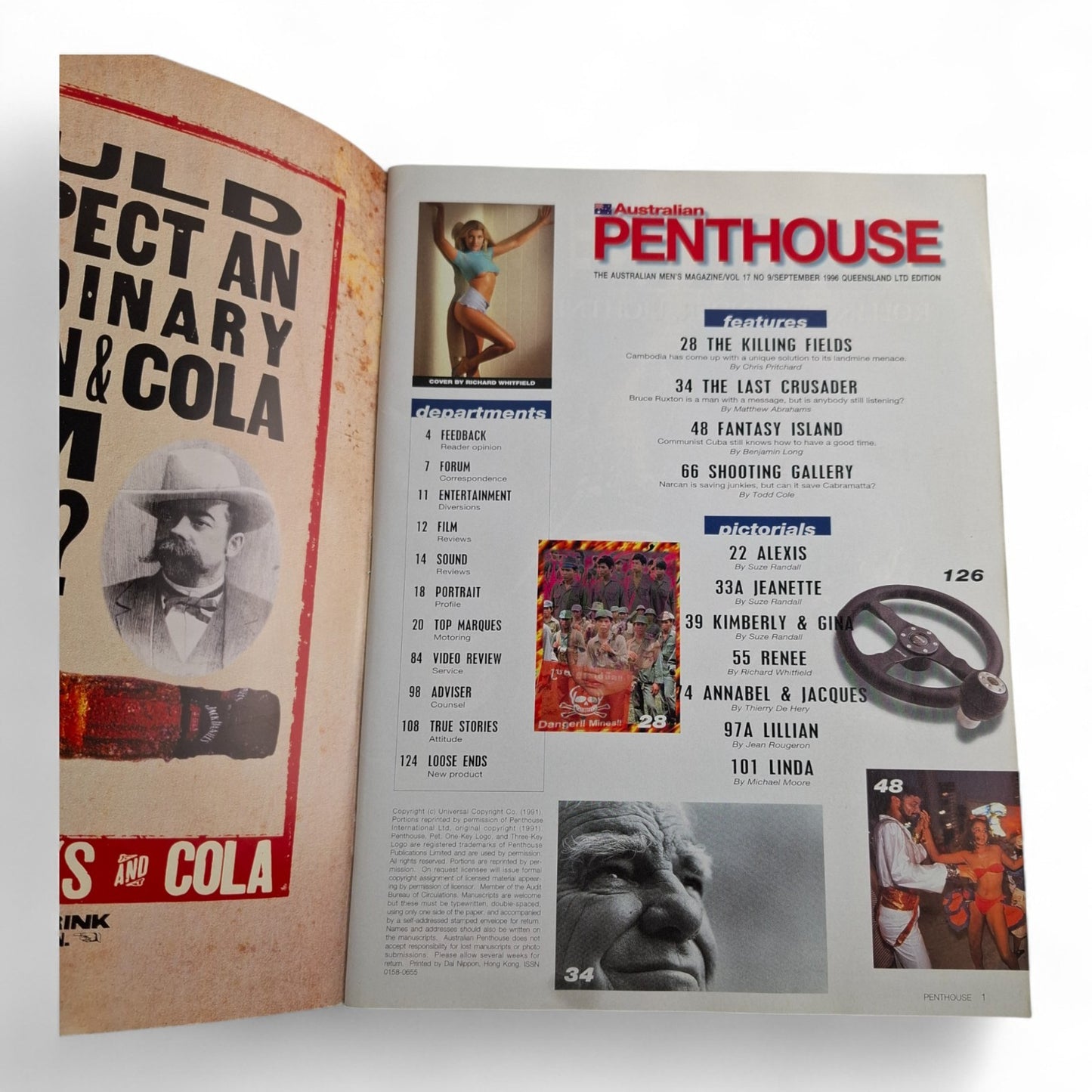Australian Penthouse Magazine - Limited Edition September 1996 Renee Eaves