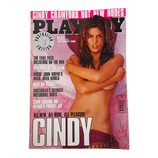 Australian Playboy Magazine October 1998 Cindy Crawford / Vanessa Gleason