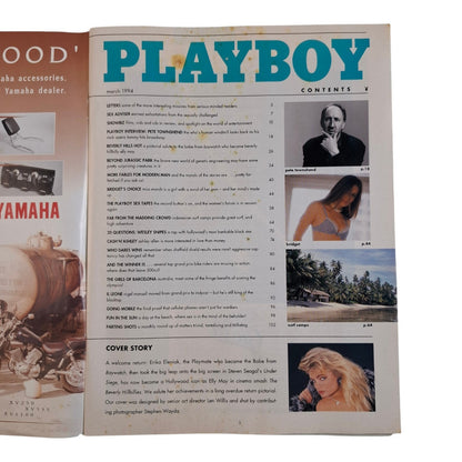 Australian Playboy Magazine March 1994 Erika Eleniak / Bridget Bloxsom