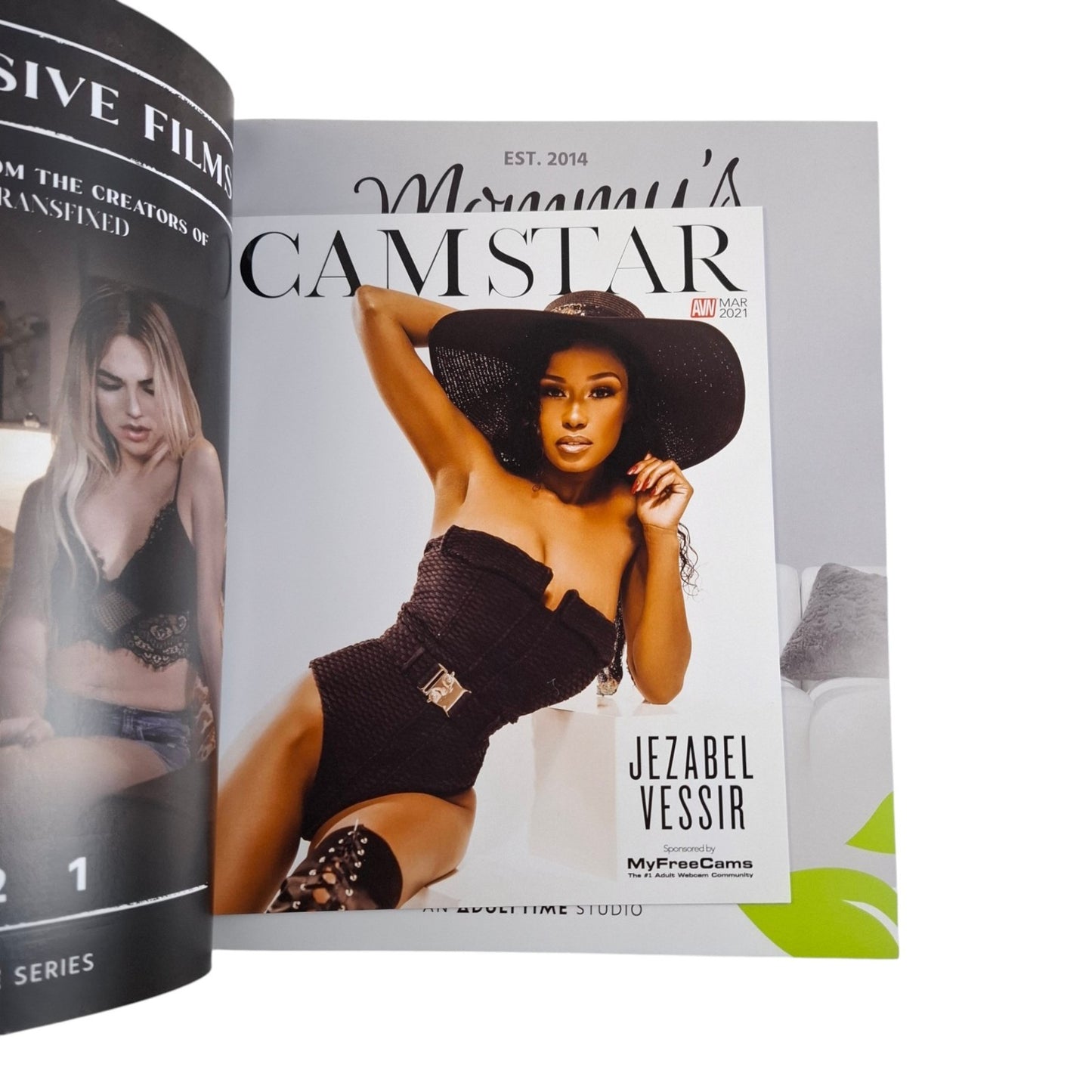 AVN March 2021 Issue 458 Joey Kim With Camstar Magazine insert Playboy