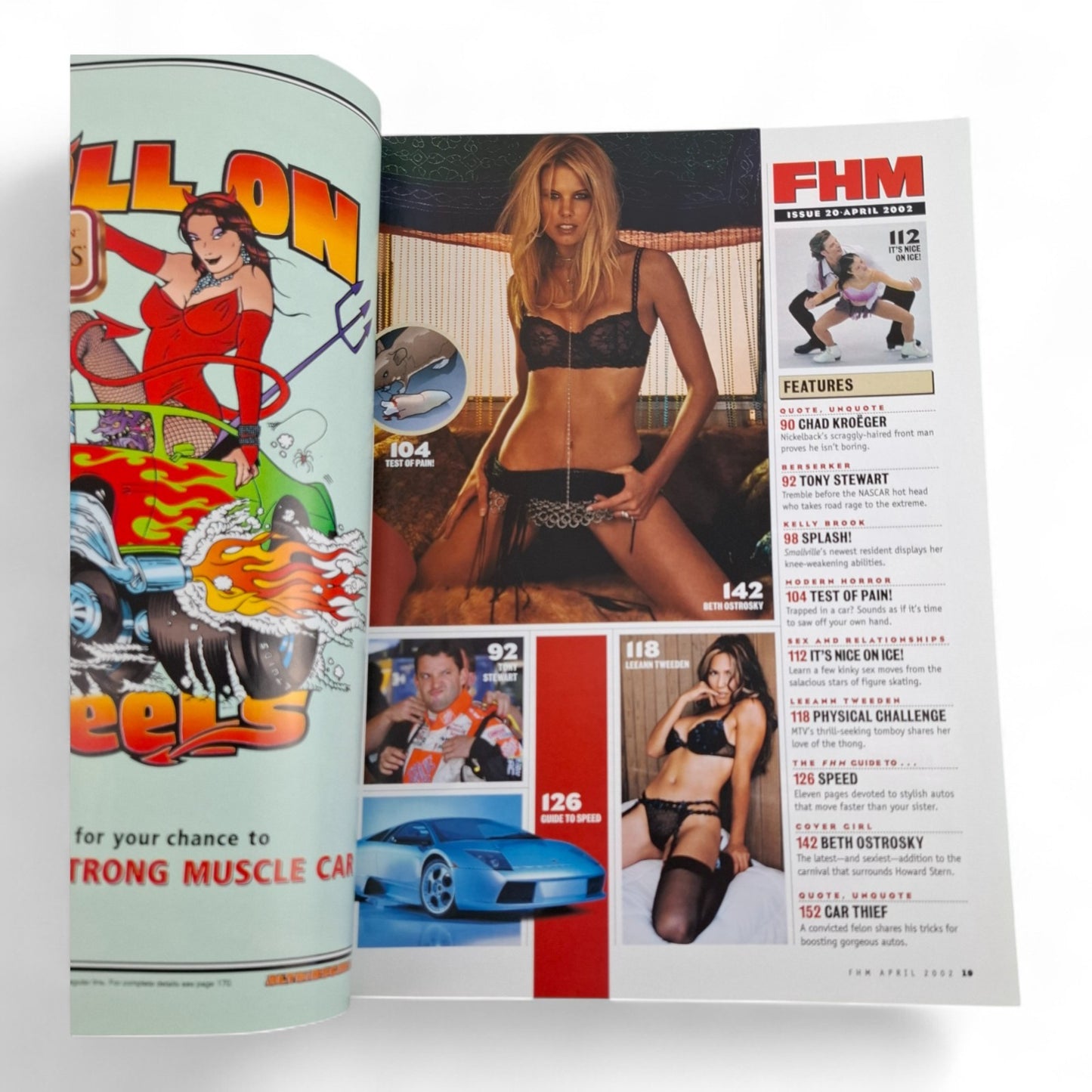 FHM Magazine U.S April 2002 - Beth Ostrosky The Queen of All Media