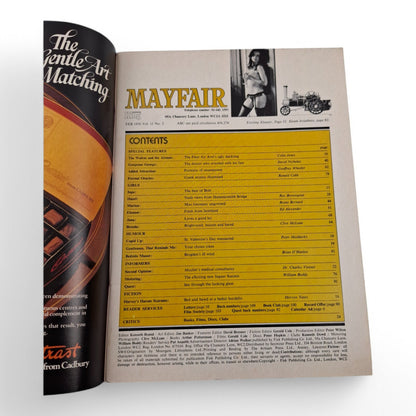 Mayfair Magazine Vol. 11 No. 2 February 1976 Cover Playboy Eleanor Chisholm