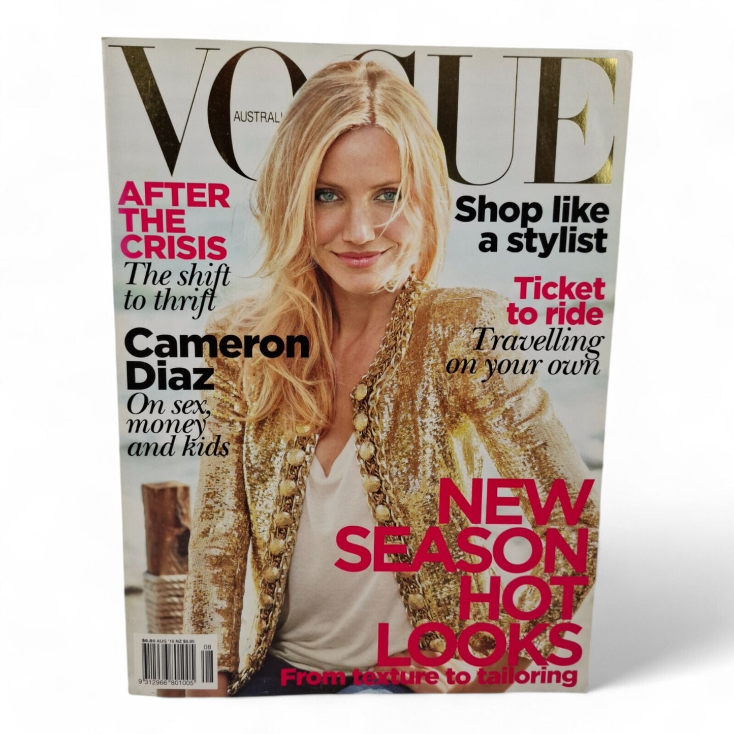 Vogue Australia Magazine August 2010 Cameron Diaz