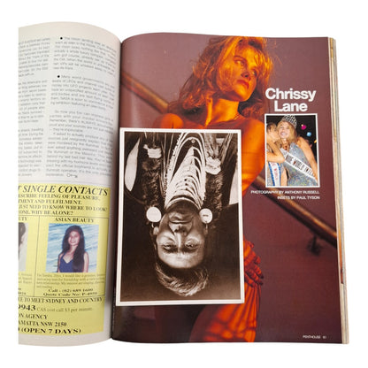 Australian Penthouse Magazine - Black Label November 1995 Chrissy Lane