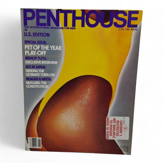 U.S PENTHOUSE Men's Magazine June 1986
