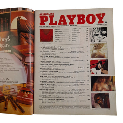 Australian Playboy Magazine September 1981 Julie Welling / Elizabeth Chapman