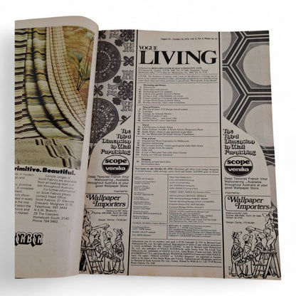 Vintage Vogue Living Australian Magazine - No. 4 1976