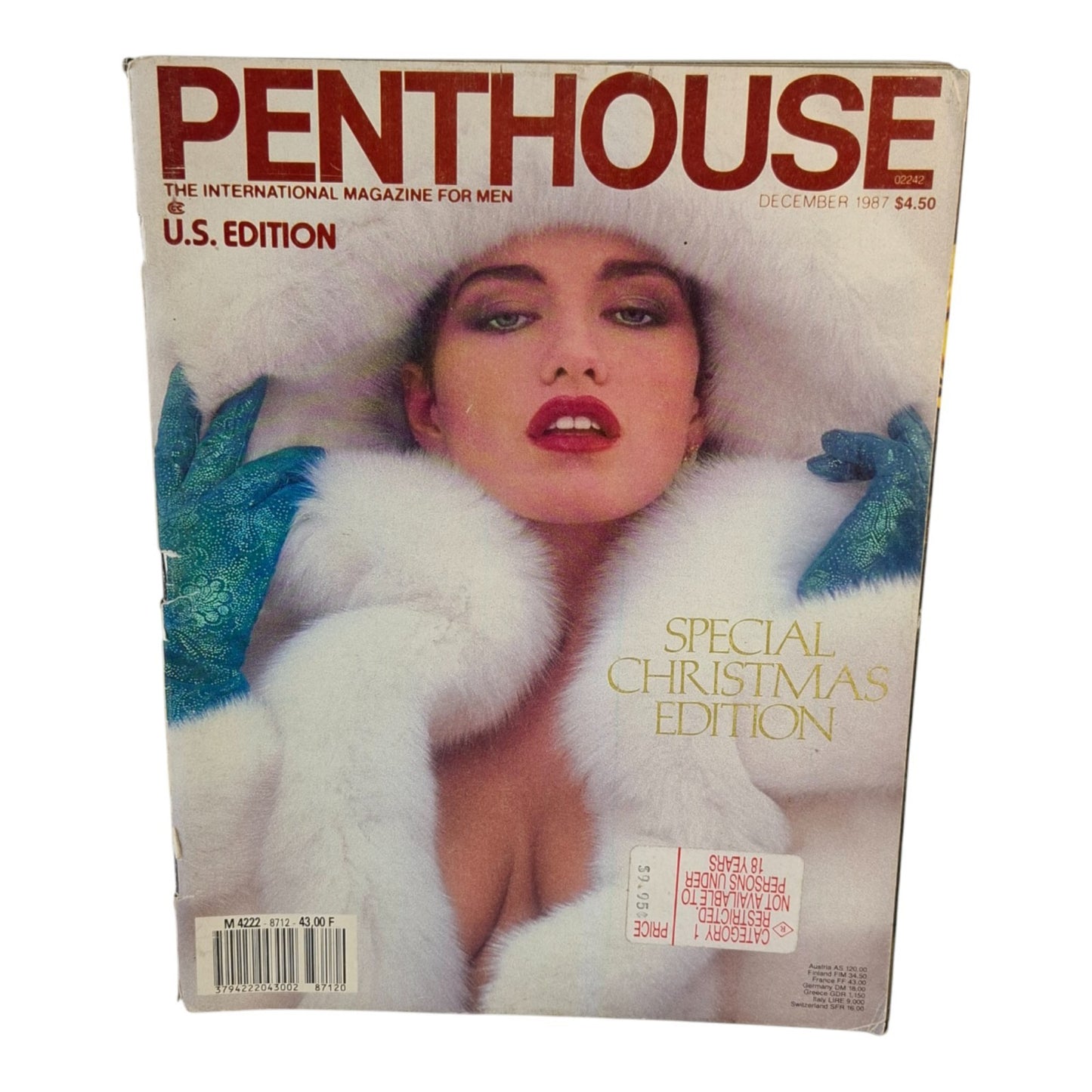 U.S PENTHOUSE Men's Magazine December 1987 Janice Martin/ Janine Lindemulder
