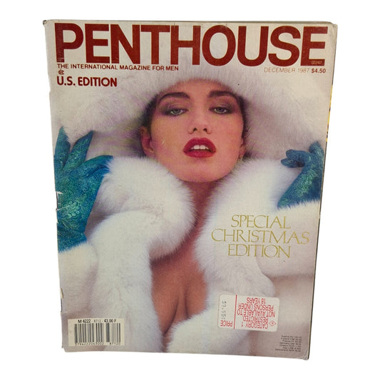 U.S PENTHOUSE Men's Magazine December 1987 Janice Martin/ Janine Lindemulder