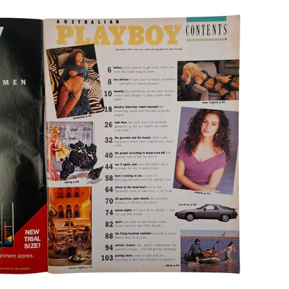 Australian Playboy Magazine December 1991 Tai Collins / Samantha Dorman