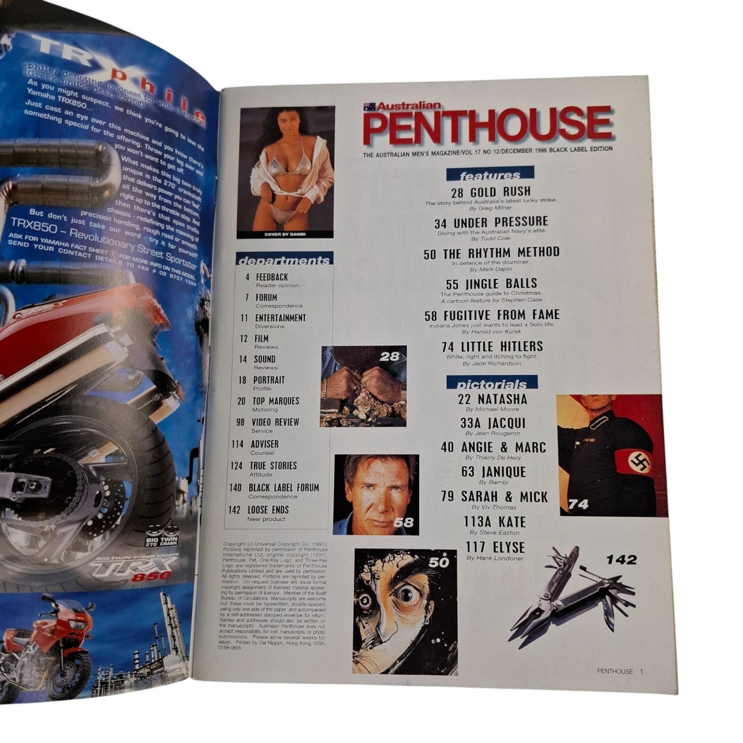 Australian Penthouse Magazine - December 1996 Janique Kate Coombs