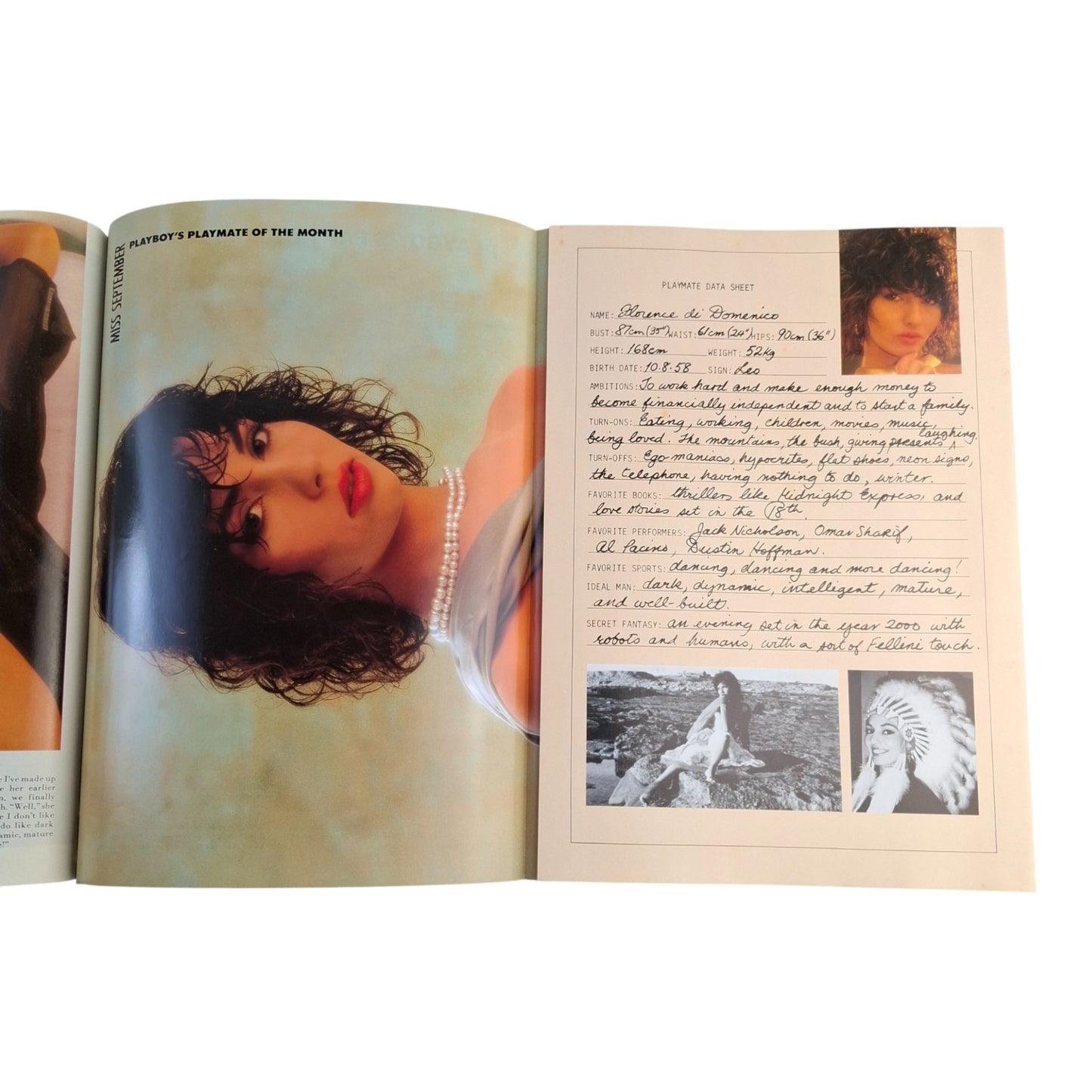 Australian Playboy Magazine September 1987 Florence di Domenico Cover B