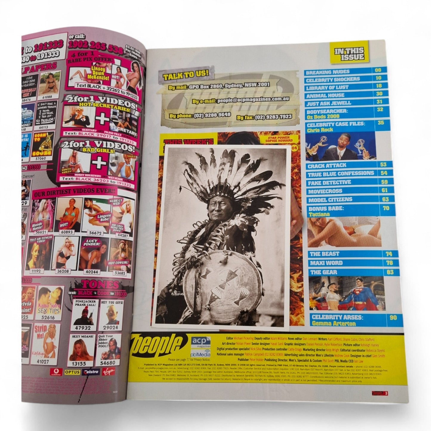 People Magazine Australia January 12th 2009 Sophie Howard