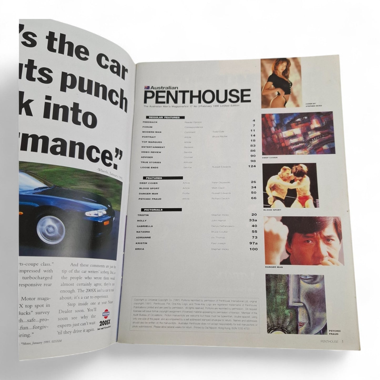Australian Penthouse Magazine - Limited Edition February 1996 Natasha Daniel