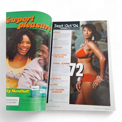 King Magazine September October 2004 Brandy/ Mase