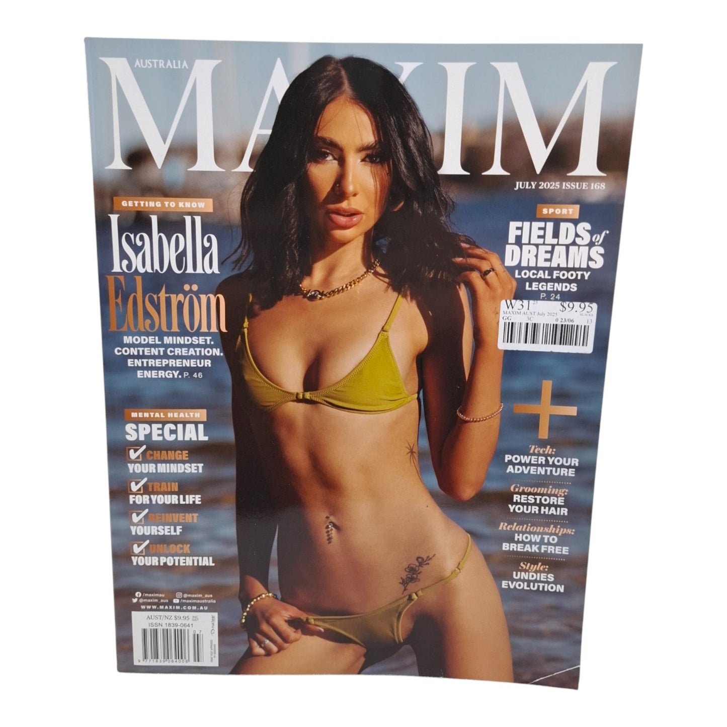 MAXIM Australia Magazine July 2025 Issue 168 Isabella Edstrom - RARE