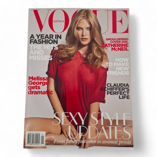 Vogue Australia Magazine January 2010 Catherine McNeil Cover EXCELLENT