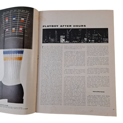 PLAYBOY Magazine August 1960 Elaine Paul (PAGES MISSING)