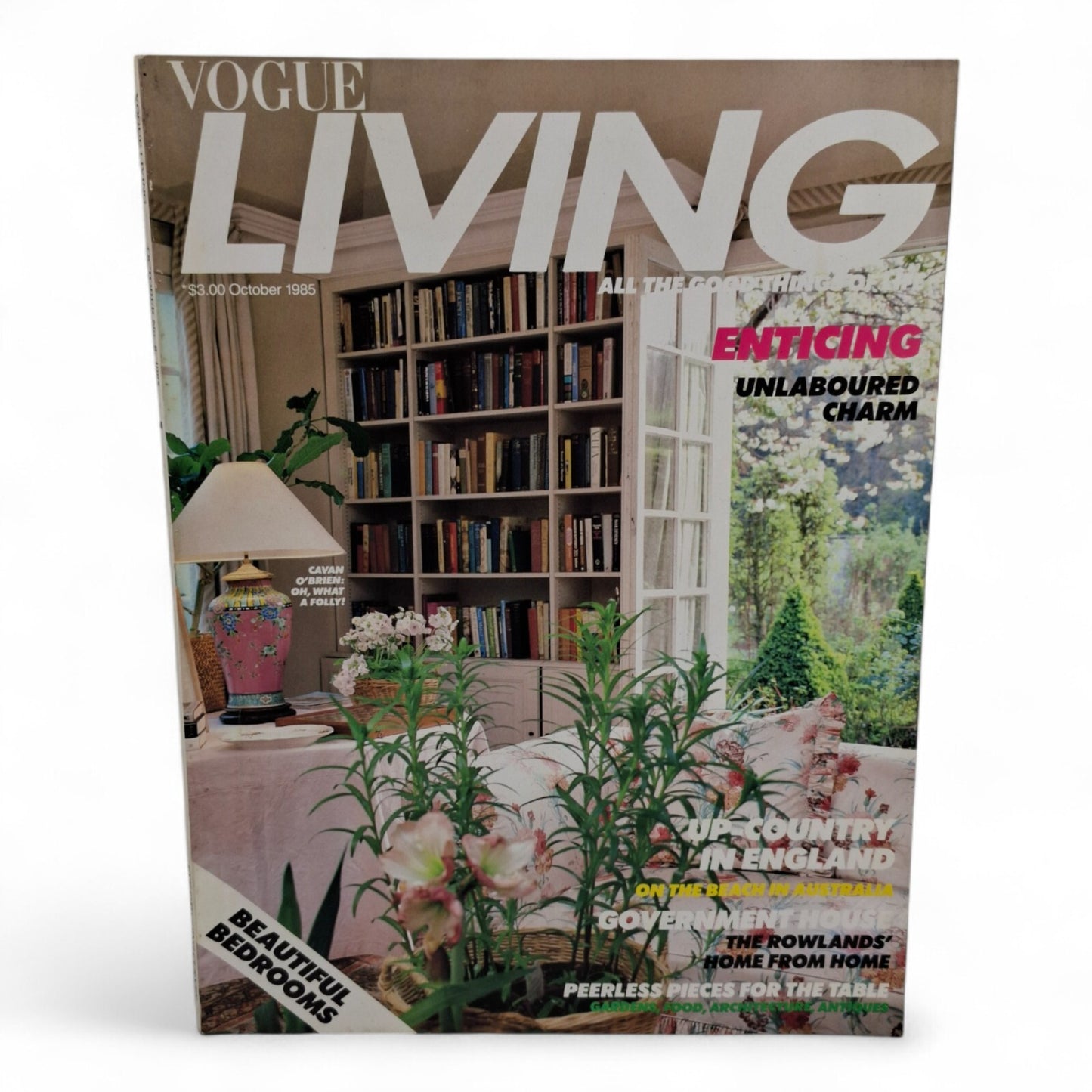 Vintage Vogue Living Australia Magazine - No. 8 October 1985