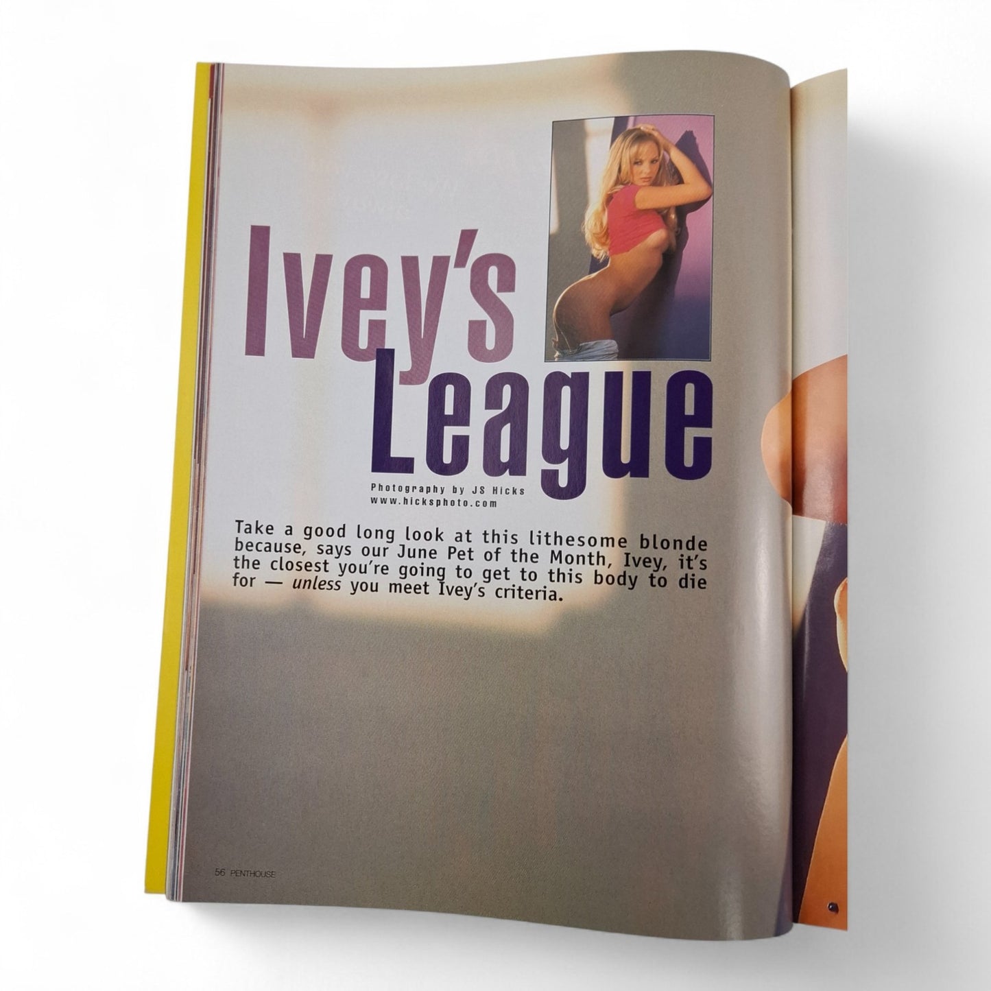Australian Penthouse Magazine - Black Label June 2003 Ivey