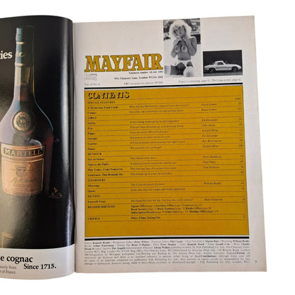 Mayfair Magazine Vol. 16 No. 4 April 1981 Pippa Forrest / Diane Allen