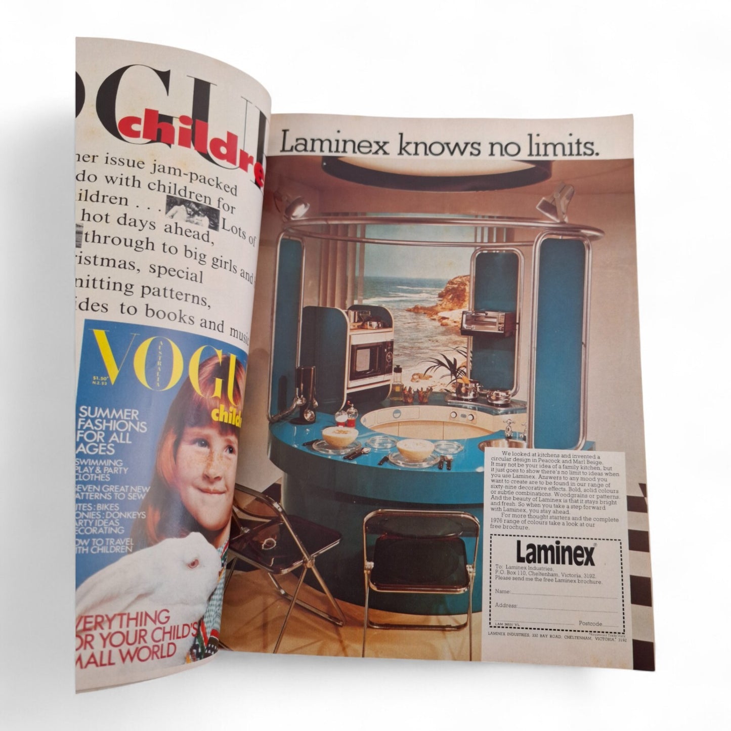 Vintage Vogue Living Australian Magazine - No. 5 1976
