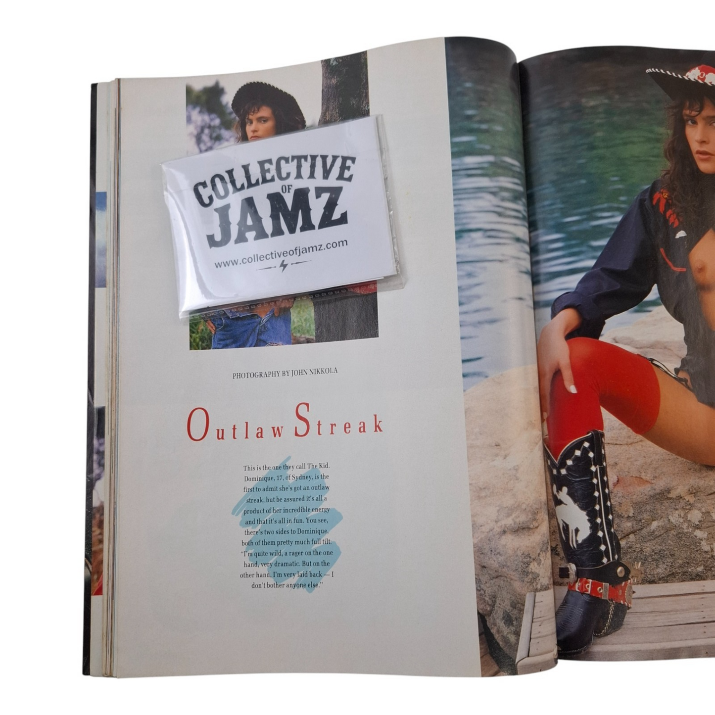 Australian Penthouse Magazine - Black November 1988 Dominique