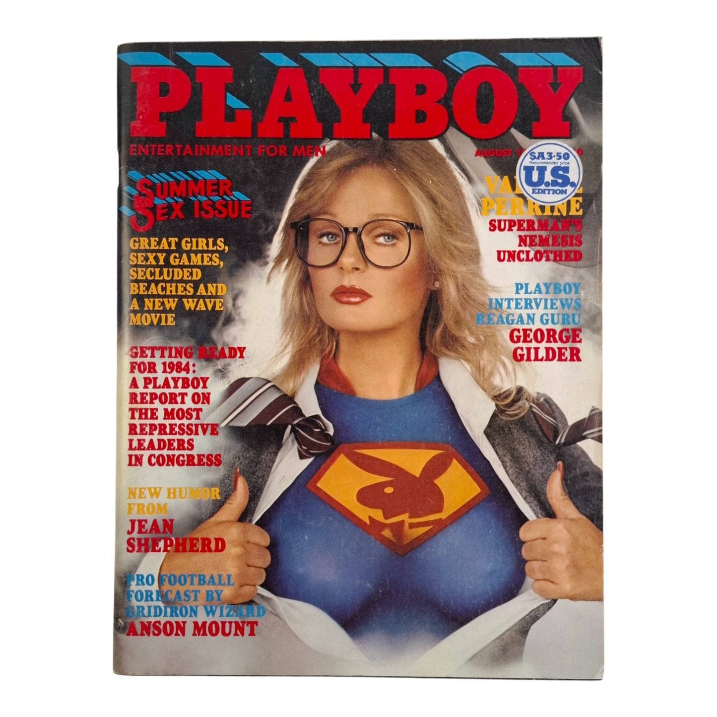 PLAYBOY Magazine August 1981 Valerie Perrine / Debbie Boostrom