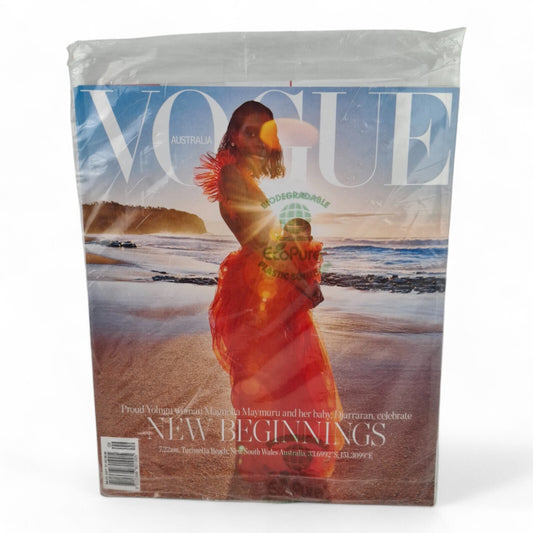 Australian Vogue Australia Magazine September 2021 - Magnolia Maymuru Cover NEW