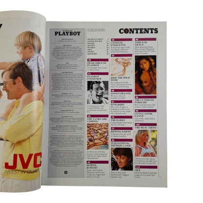 Australian Playboy Magazine July 1987 Grace Parr /  Patricia Frans