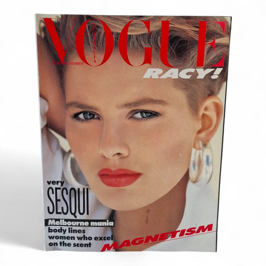 Vogue Australia Magazine November 1984 Karin Lund