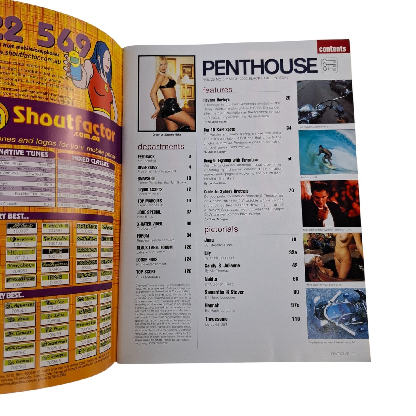 Australian Penthouse Magazine March 2002 Nakita