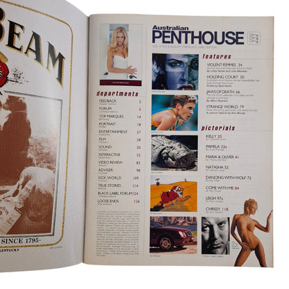 Australian Penthouse Magazine August 1998 Natasha Daniel / Pamela Petrokova