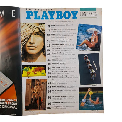 Australian Playboy Magazine June 1992 Cindy Crawford / Tylyn John
