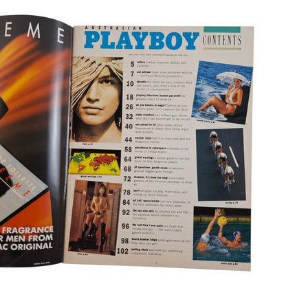 Australian Playboy Magazine June 1992 Cindy Crawford / Tylyn John
