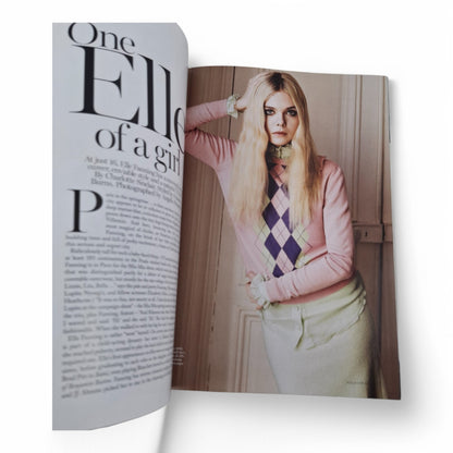 Vogue Australia Magazine August 2014 Sarah Murdoch Elle Fanning Mary Katrantzou